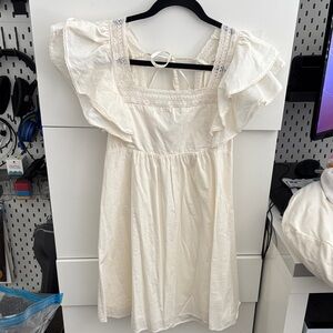 Sunday Best Cream Mini Dress